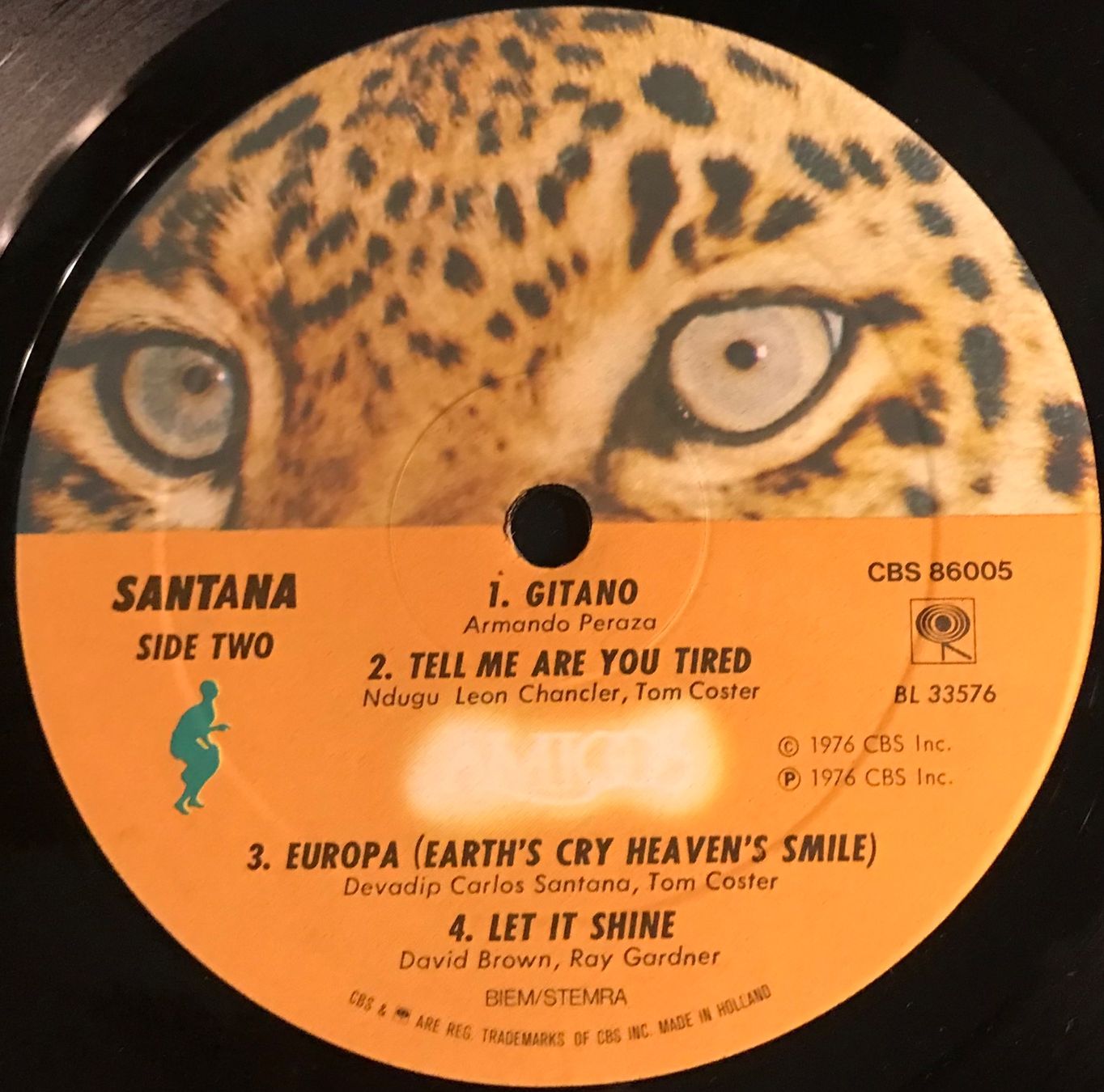 Vinyles: SANTANA - AMIGOS - 33 Tours – D'occasion à Bussigny par vinyl-pas-cher 4