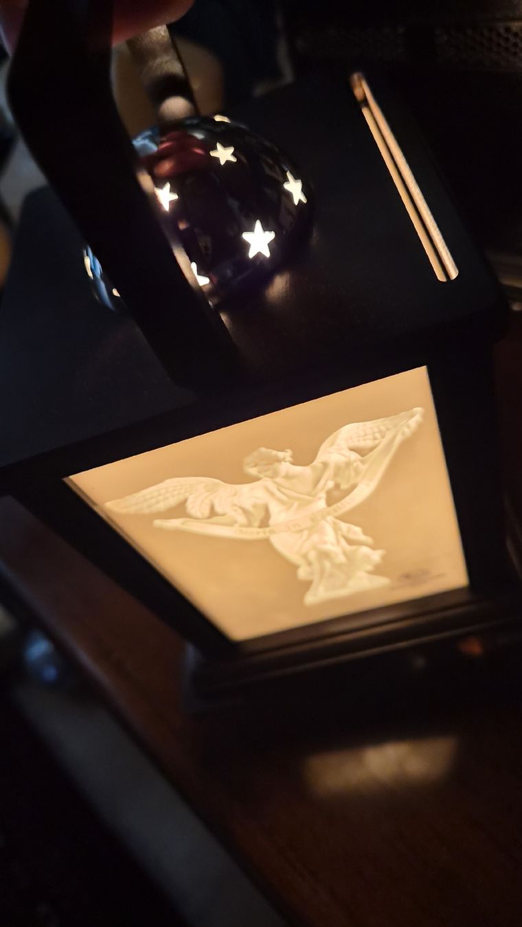 Lampade: Hutschenreuther Lampe Religion  – Usato da Kölliken venduto da Upcycling-by-Mc-TAM 4