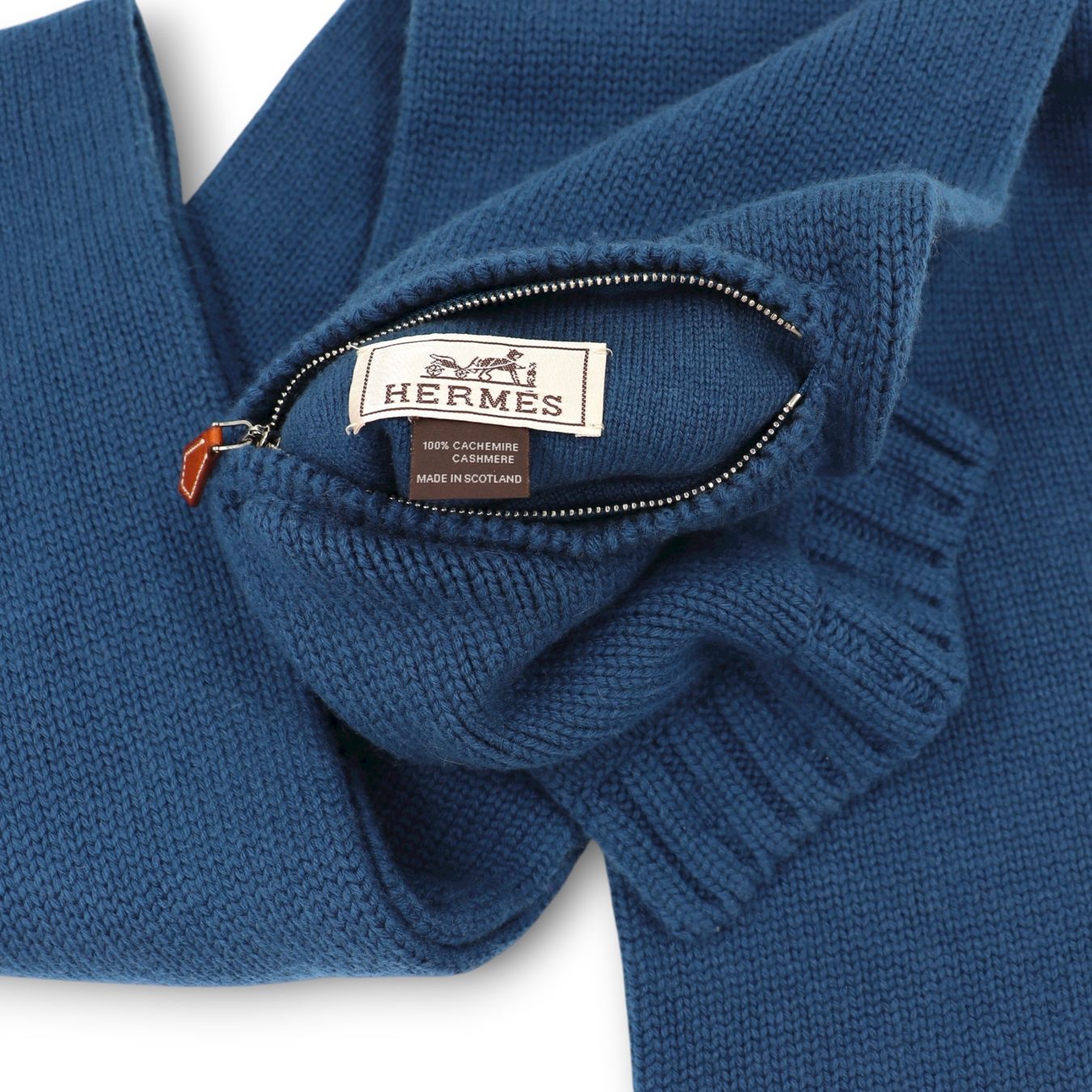 Hermès Foulard & Sciarpe: Hermès Schal Kaschmir blau – Usato da Binningen venduto da Designerlabels 4