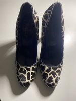 Neuwertige Bally Pumps Grösse 37 Giraffenmuster, 10cm Absatz