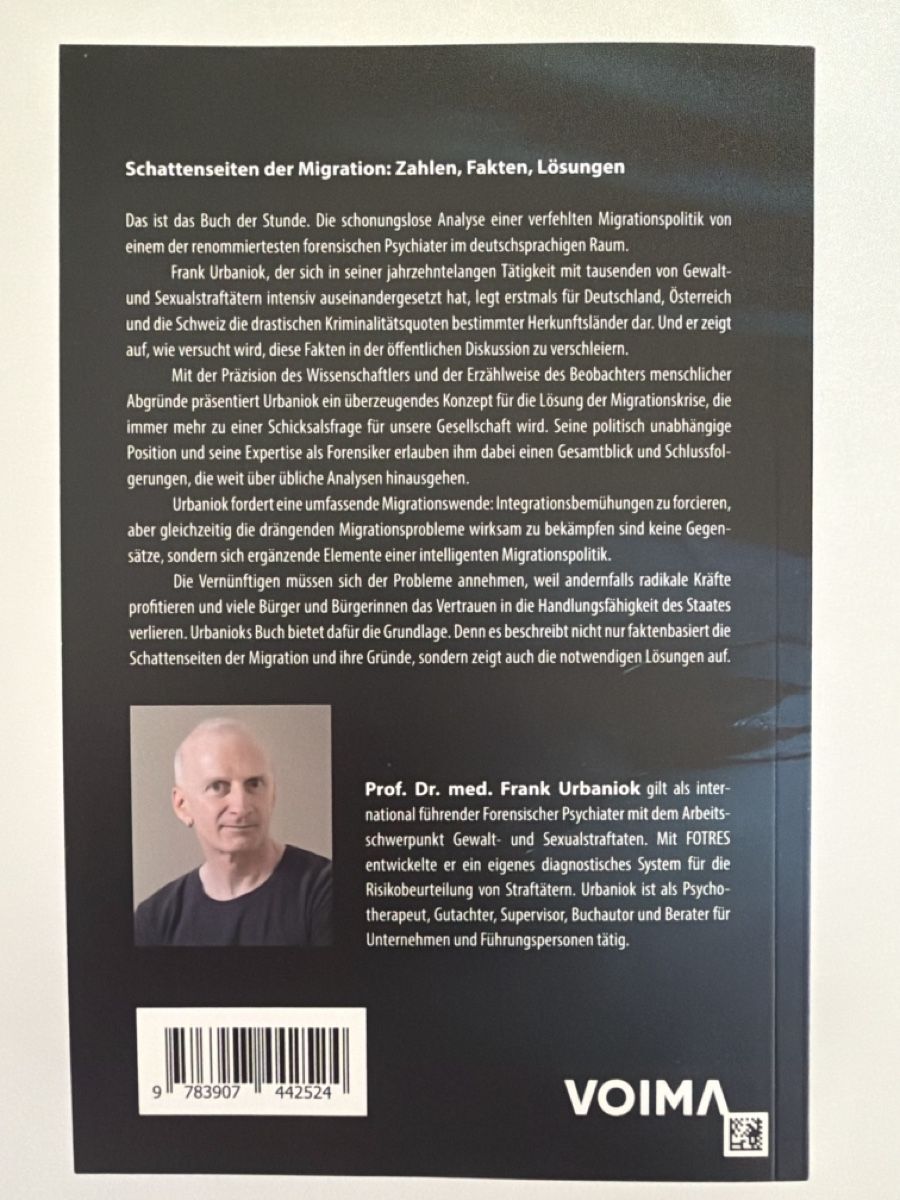 Bücher: Buch "Schattenseiten der Migration" von Frank Urbaniok – Neu (gemäss Beschreibung) aus Zumikon von Fahrgast 1