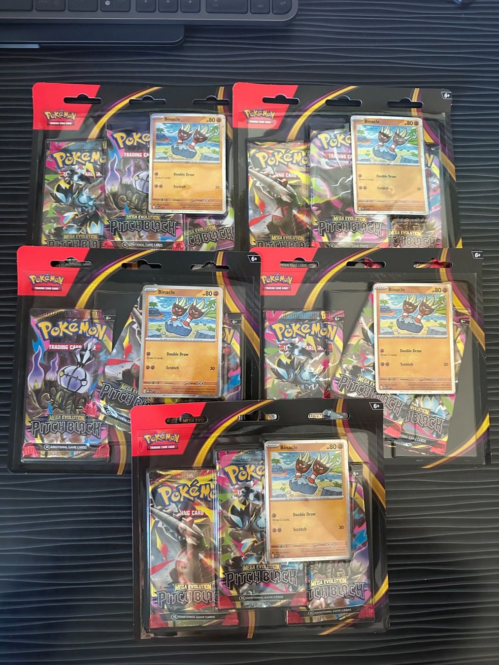 Giochi: Pokémon Mega Evolution: Pitch Black 3-Pack Blister -EN- – Nuovo e nell'imballaggio originale da Härkingen venduto da _JOKA_