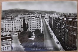 AK - Barcelona, Calle Balmes Hacia Tibidabo