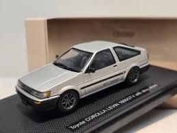 TOYOTA COROLLA LEVIN 1600GTV Silber 1:43 EBBRO