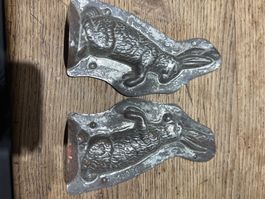Ancien Moule chocolat schokoladenform lapin 16cm