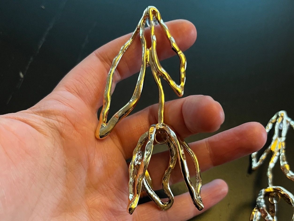 Ohrringe & -stecker: Ohrringe Blumen ( massiv) – Neu (gemäss Beschreibung) aus Gams von Mariawicca 6