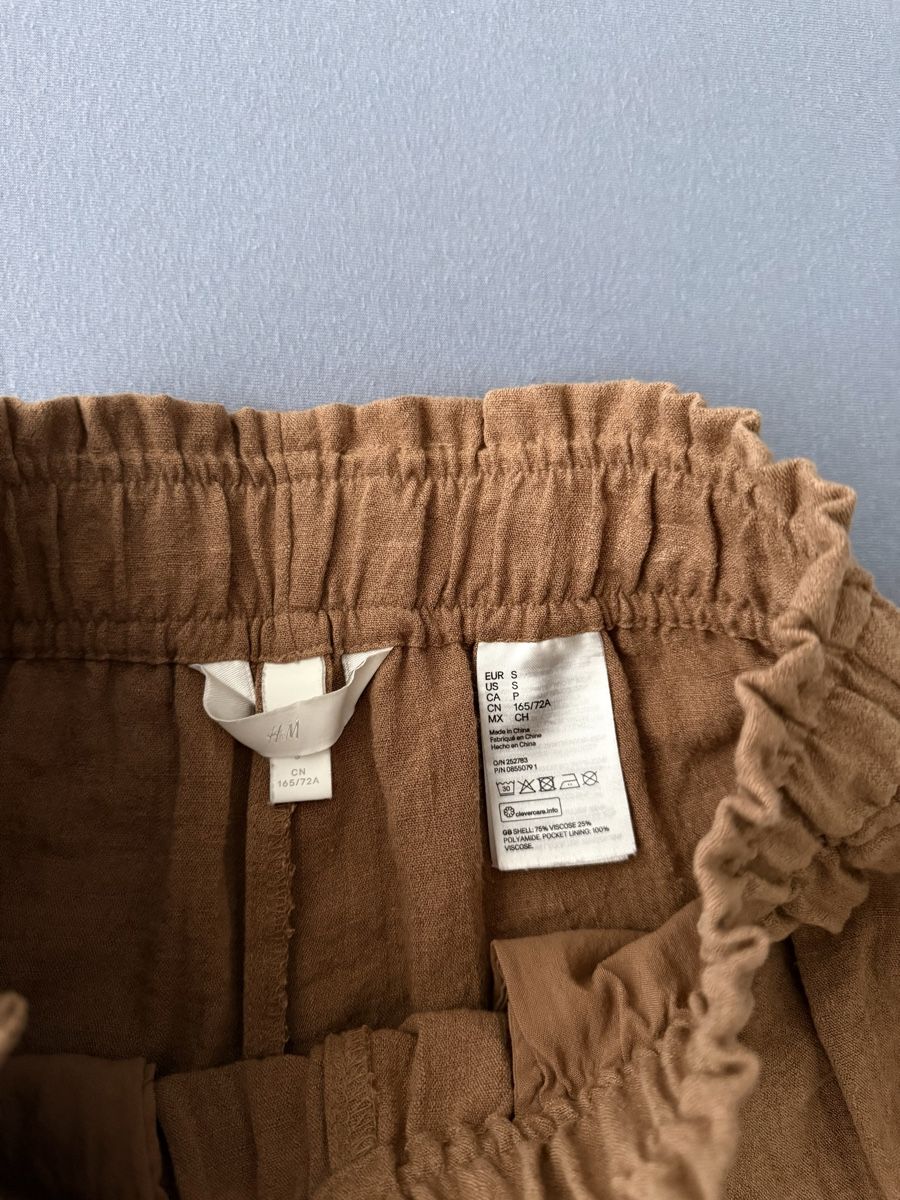 H&M Pantaloni: Leinenmix Culotte Hose H&M – Usato da Dietikon venduto da tsela77 3