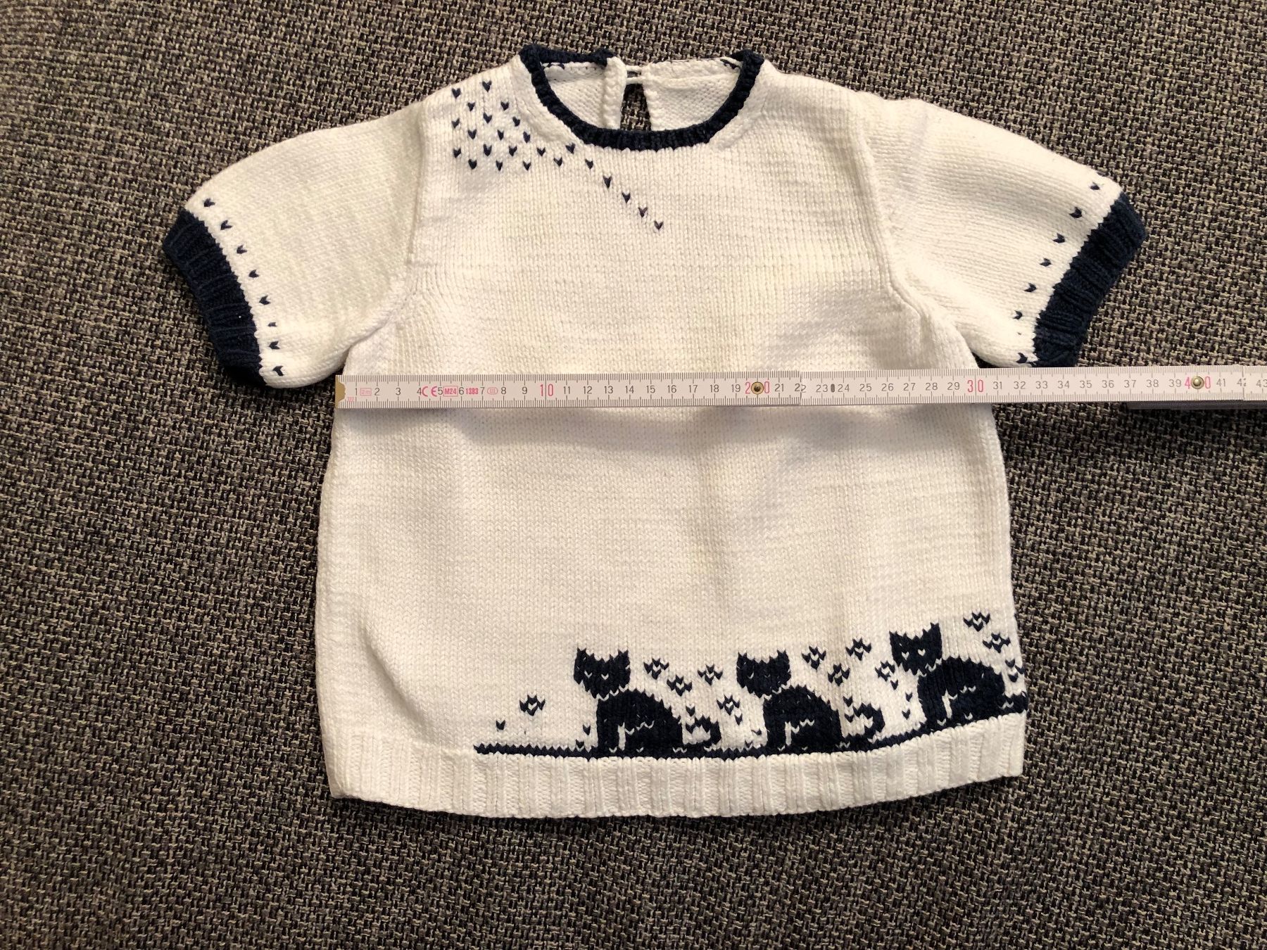 Camicie, T-shirt & Polo: Katzen T-Shirt, Blau Weiss – Usato da Langnau am Albis venduto da snla_scc9 4