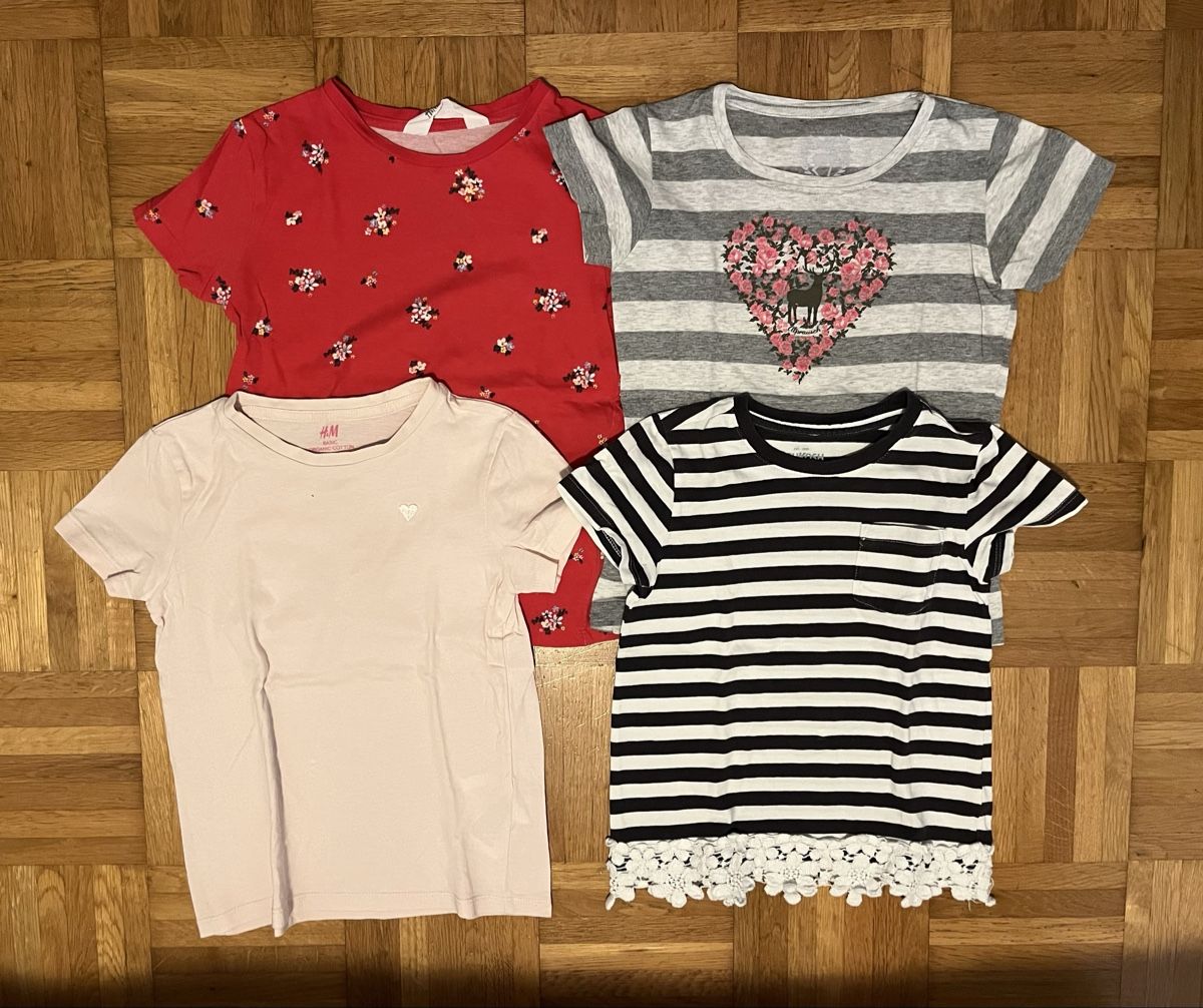 Camicette, T-shirt & Top: 4 schöne T-Shirts 116 – Usato da Bern venduto da Bettinaw76