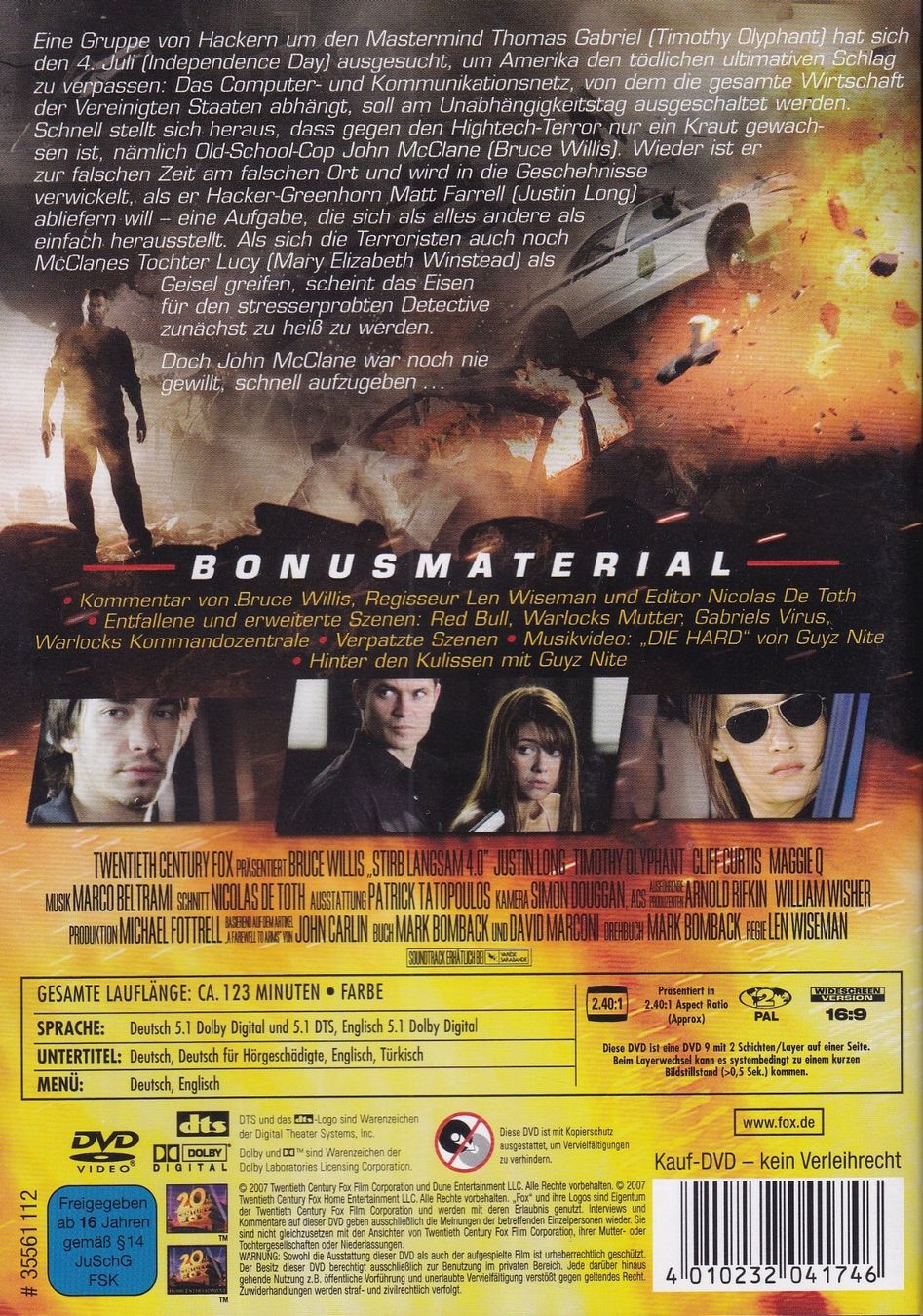 Tutti i DVDs: DVD ab Fr. 1.--, Stirb langsam 4.0 – Usato da Lausen venduto da Mondeo10628 1