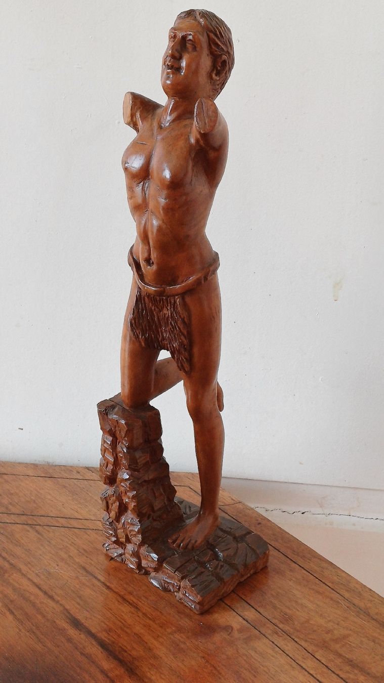 Sculture & Statue: Schöne Holzfigur geschnitzt – Usato da Flawil venduto da Naphtali 1