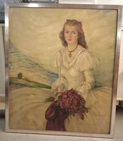 Silberner Bilderrahmen 133cm x 124,5 cm
