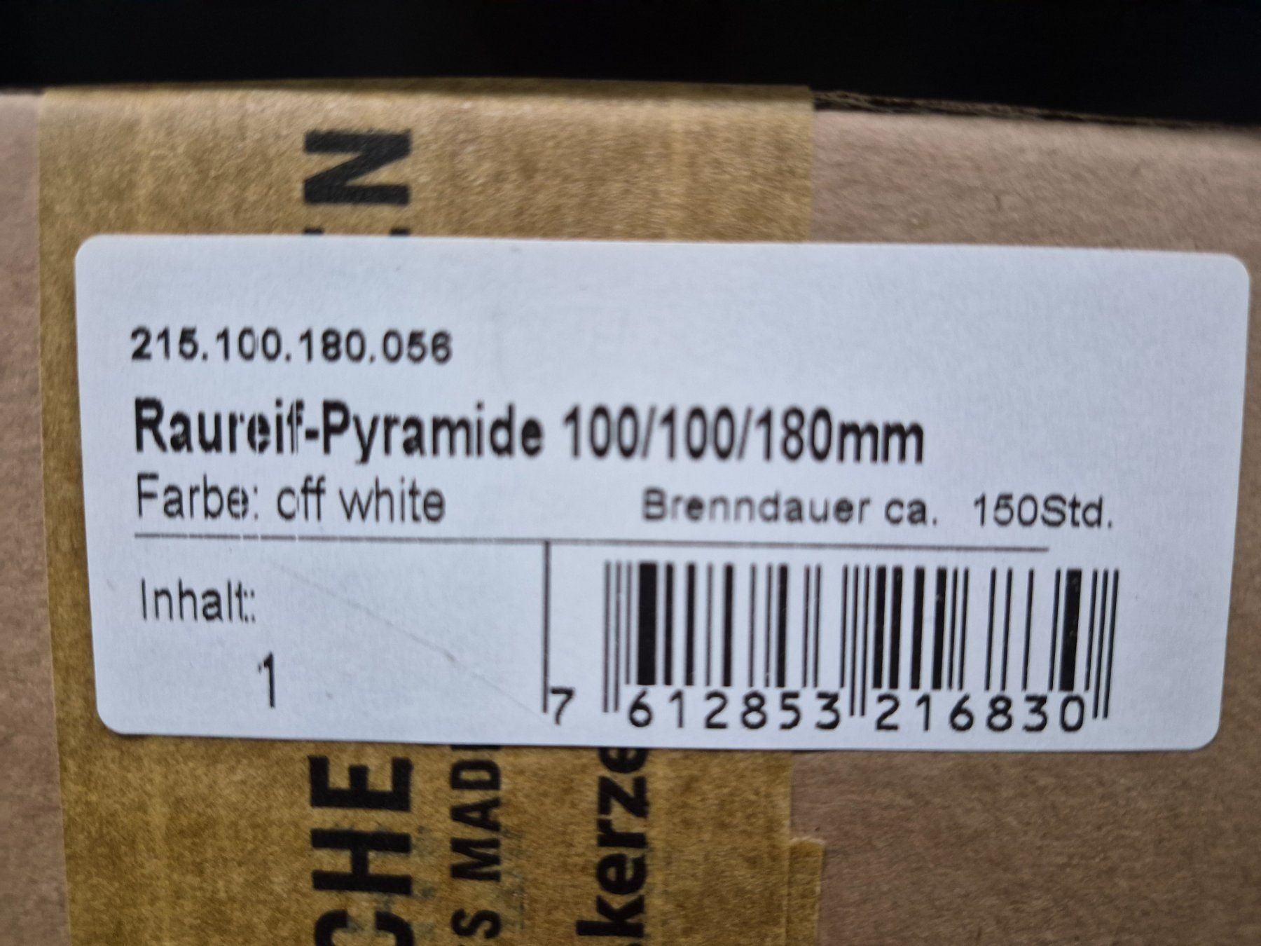 Candele: 541 Posten Kerze/n aus Liquidation – Nuovo (secondo la descrizione) da Derendingen venduto da Meisterstuecke 2