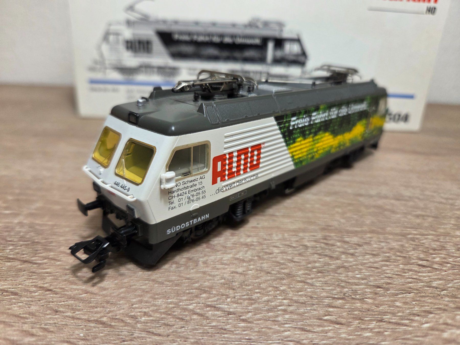 Märklin Modellini di ferrovie: Märklin 34304 E-Lok Re 446 SBB H0 – Usato da St-Aubin-Sauges venduto da Lo_Go 2