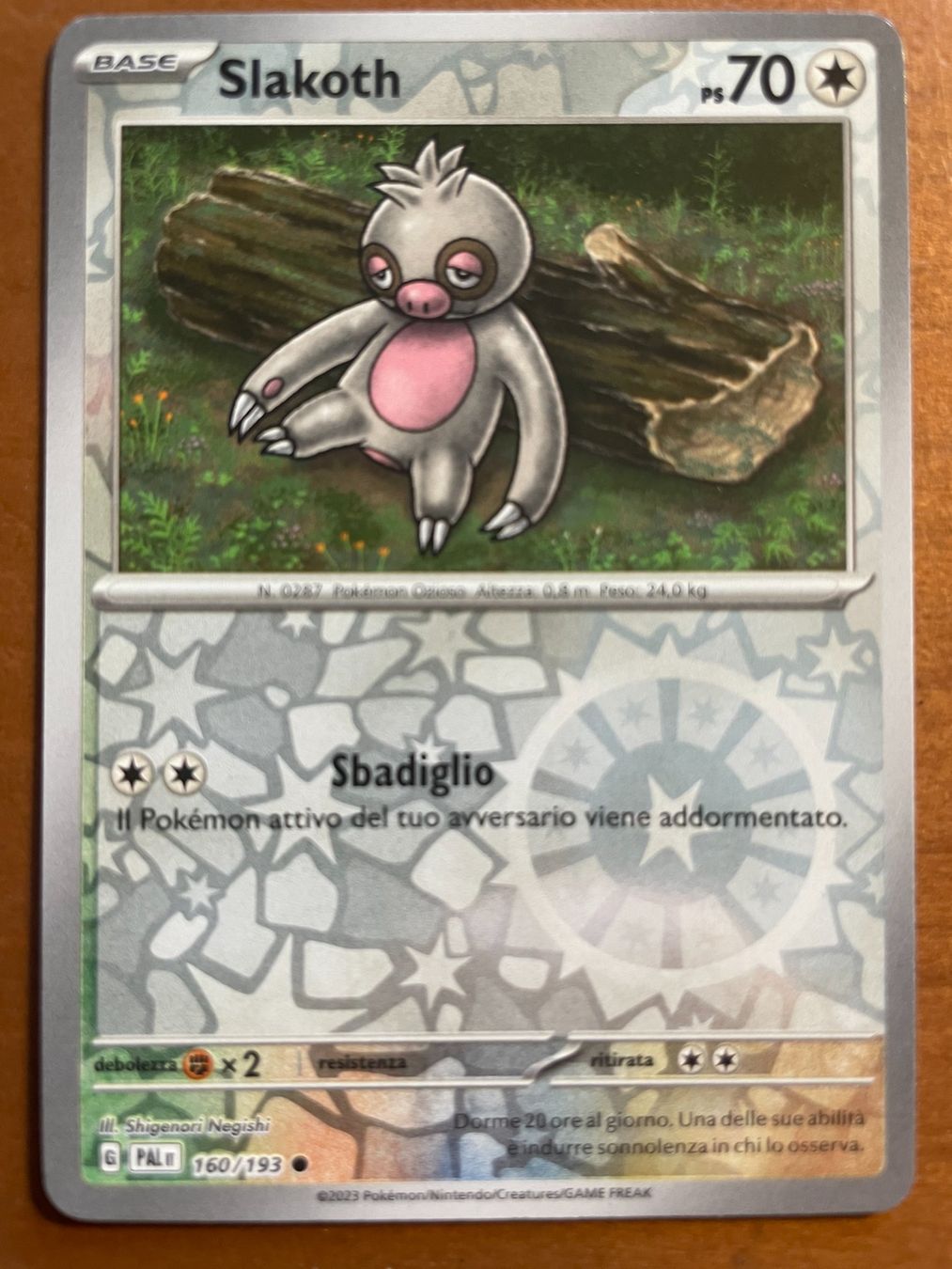 Pokémon Carte collezionabili: Pokemon Slakoth Reverse (Versand gratis) – Nuovo (secondo la descrizione) da Chur venduto da Angerson