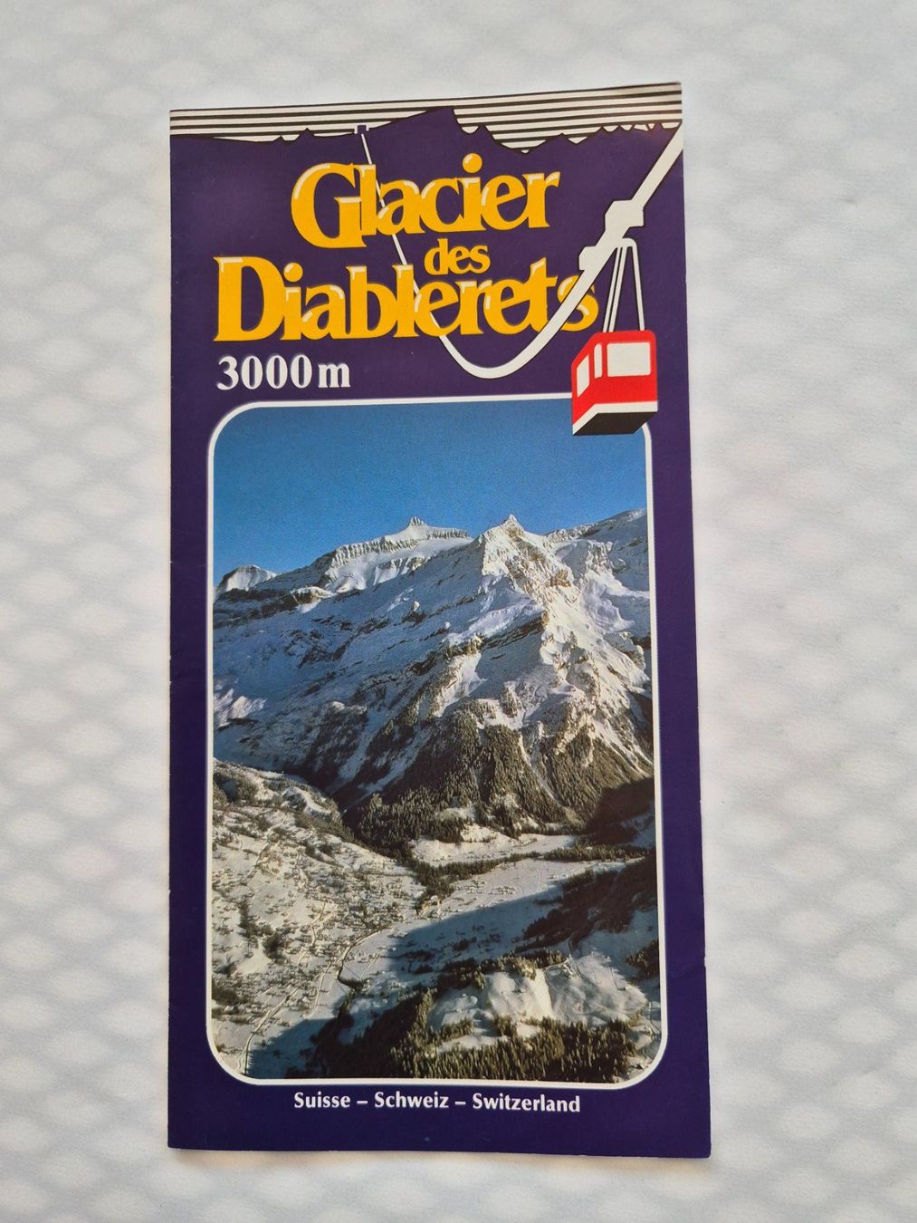 Documenti: Fahrplan Glacier des Diablerets 3000m 1996 – Usato da Langendorf venduto da zvonu161