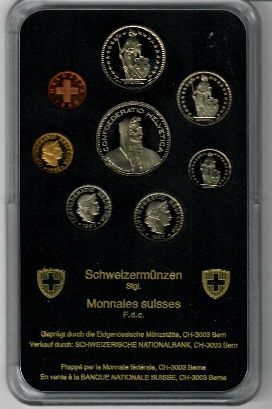Tutti le monete: Münzsatz 1982 – Usato da Hochdorf venduto da Ziegel-16 1