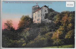 Schloss Habsburg - Stammschloss der Habsburger - Litho