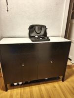 Schuhschrank schwarz 2 Tueren guter Zustand