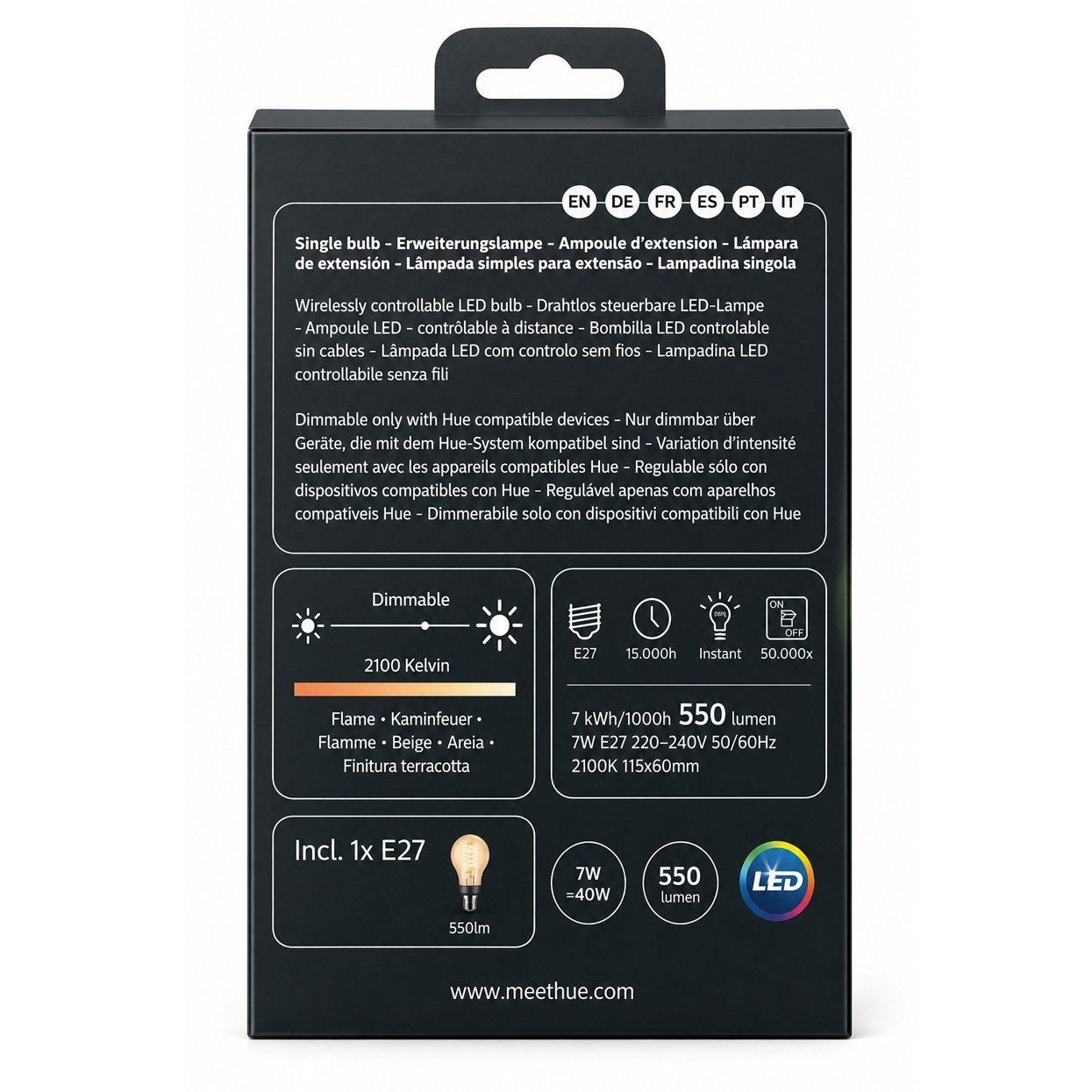 Philips Lampen: PHILIPS HUE Bulb A60 E27 White Led Birne Bluetooth – Neu und originalverpackt aus Chiasso von online.shop 1