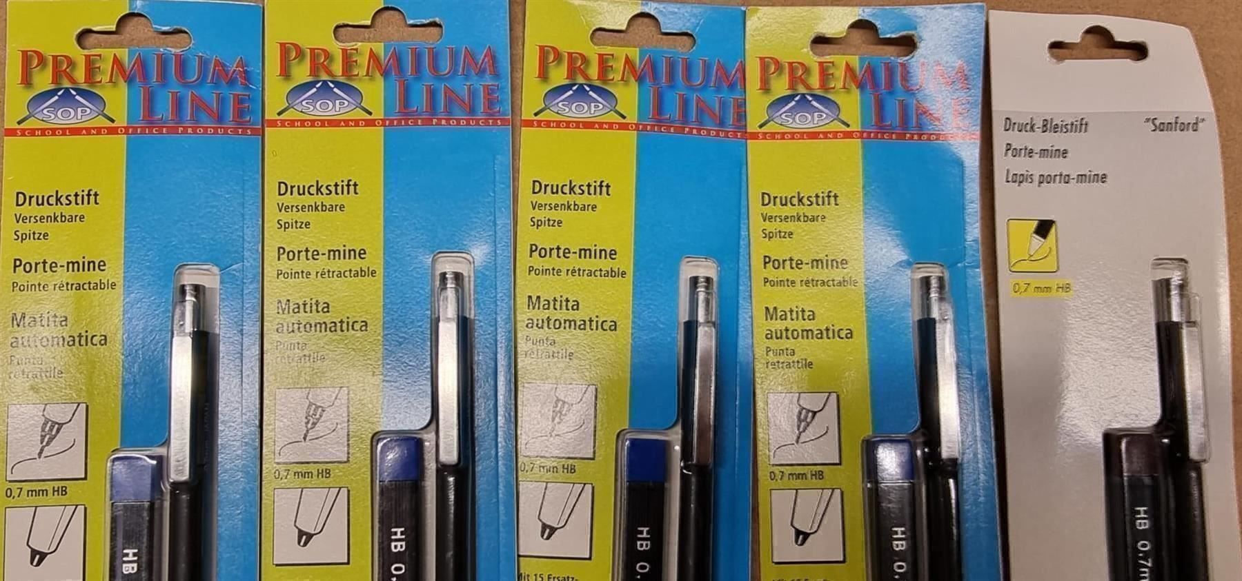 Penna & Evidenziatori: 5 Stück Druckstifte 0.7mm – Nuovo e nell'imballaggio originale da Rebstein venduto da James-Dean 3