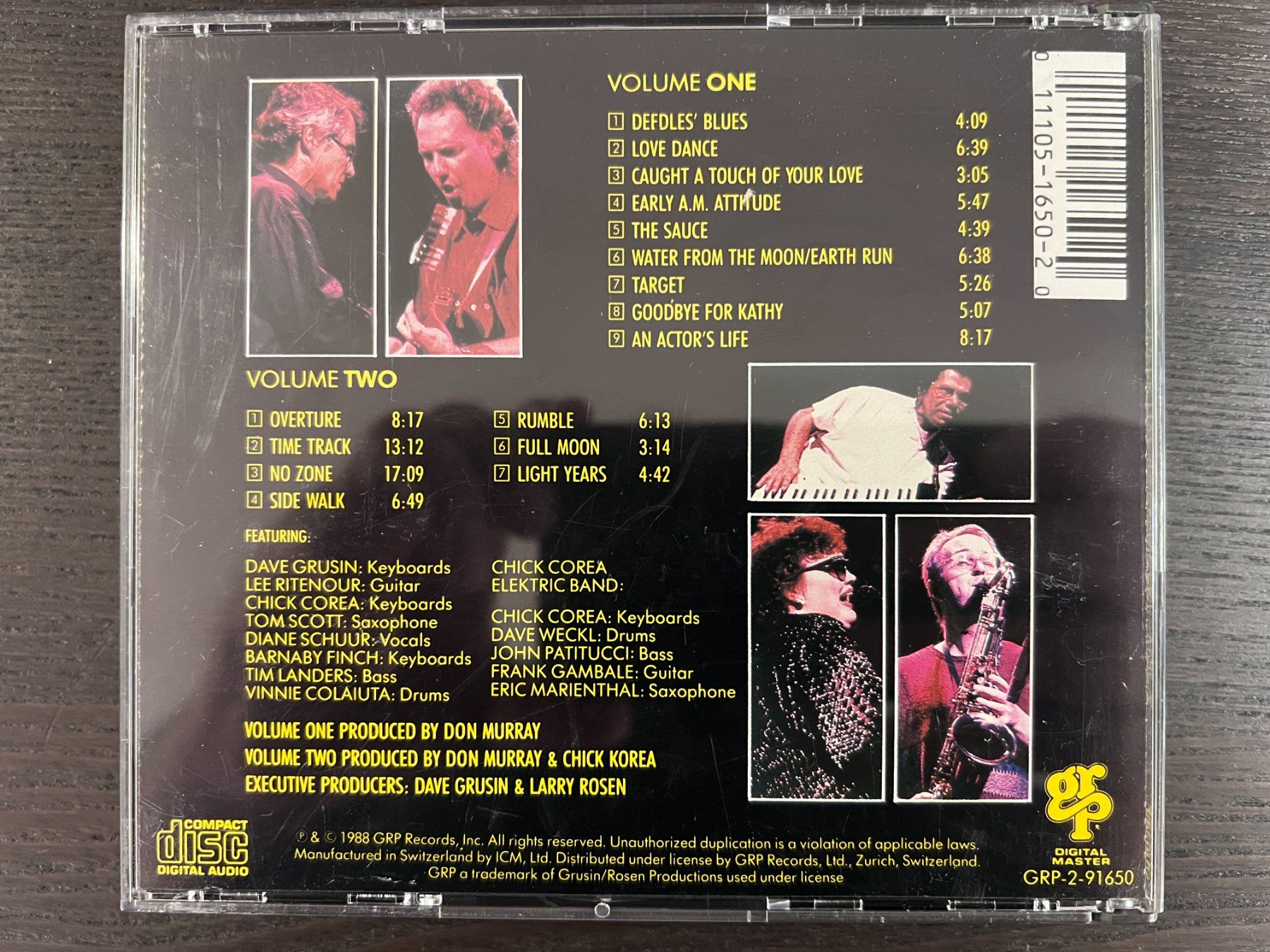 CD: GRP Super Live in Concert Vol. 1 & 2 – Usato da Zürich venduto da MusikFreunde 1