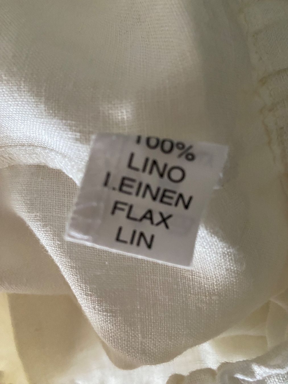 Pantaloni: Weisse Leinenhose Gr. S – Usato da Besazio venduto da lionheart63 5