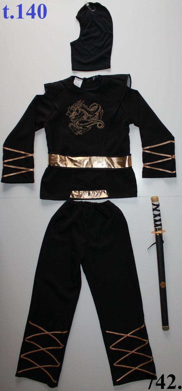 Costumi: Costume Ninja / Ninjas t. 140 – Nuovo (secondo la descrizione) da Peseux venduto da CoolShoping