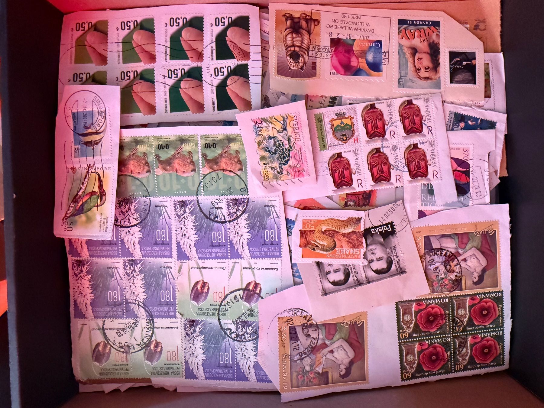 Tutti i francobolli: Briefmarkensammlung weltweit 0.7 Kilo – Usato da Affoltern am Albis venduto da jonas1009 3