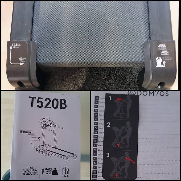 Hometrainer: Laufband  Domyos T530B – Usato da Bern venduto da cpiller01 3
