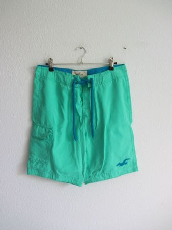 HOLLISTER Badehose türkisgrün S