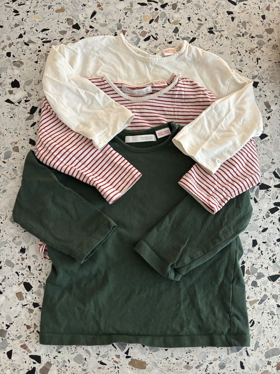 Zara Kleiderpakete & -sets: 3 Langarmshirts Set, Grösse 86 – Gebraucht aus Zürich von bamberella