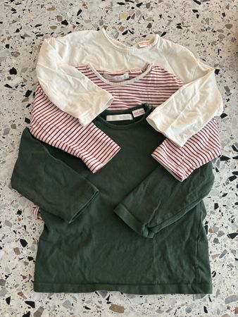 3 Langarmshirts Set, Grösse 86