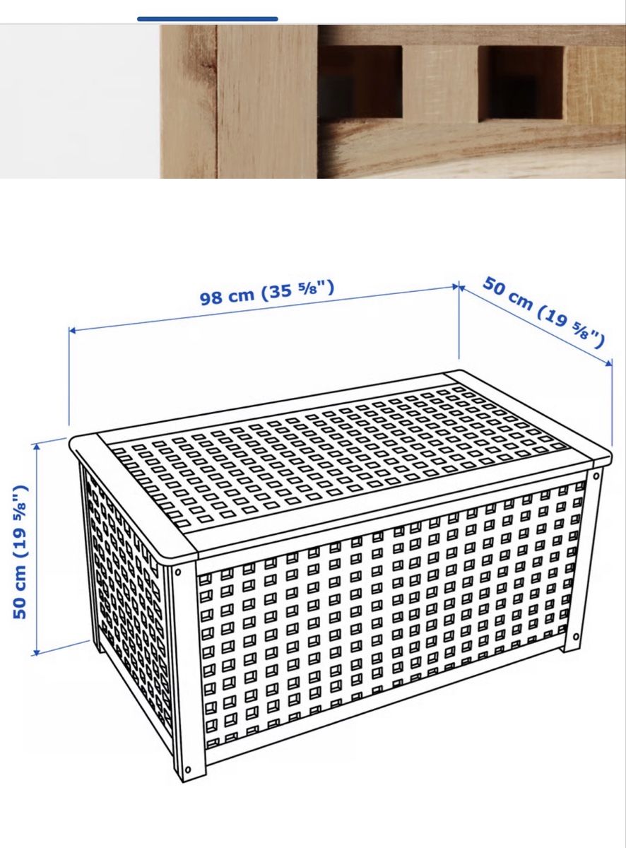 Ikea Truhen: IKEA Holz Truhe mit Deckel (Hol) – Gebraucht aus Muttenz von Tonsorten 2
