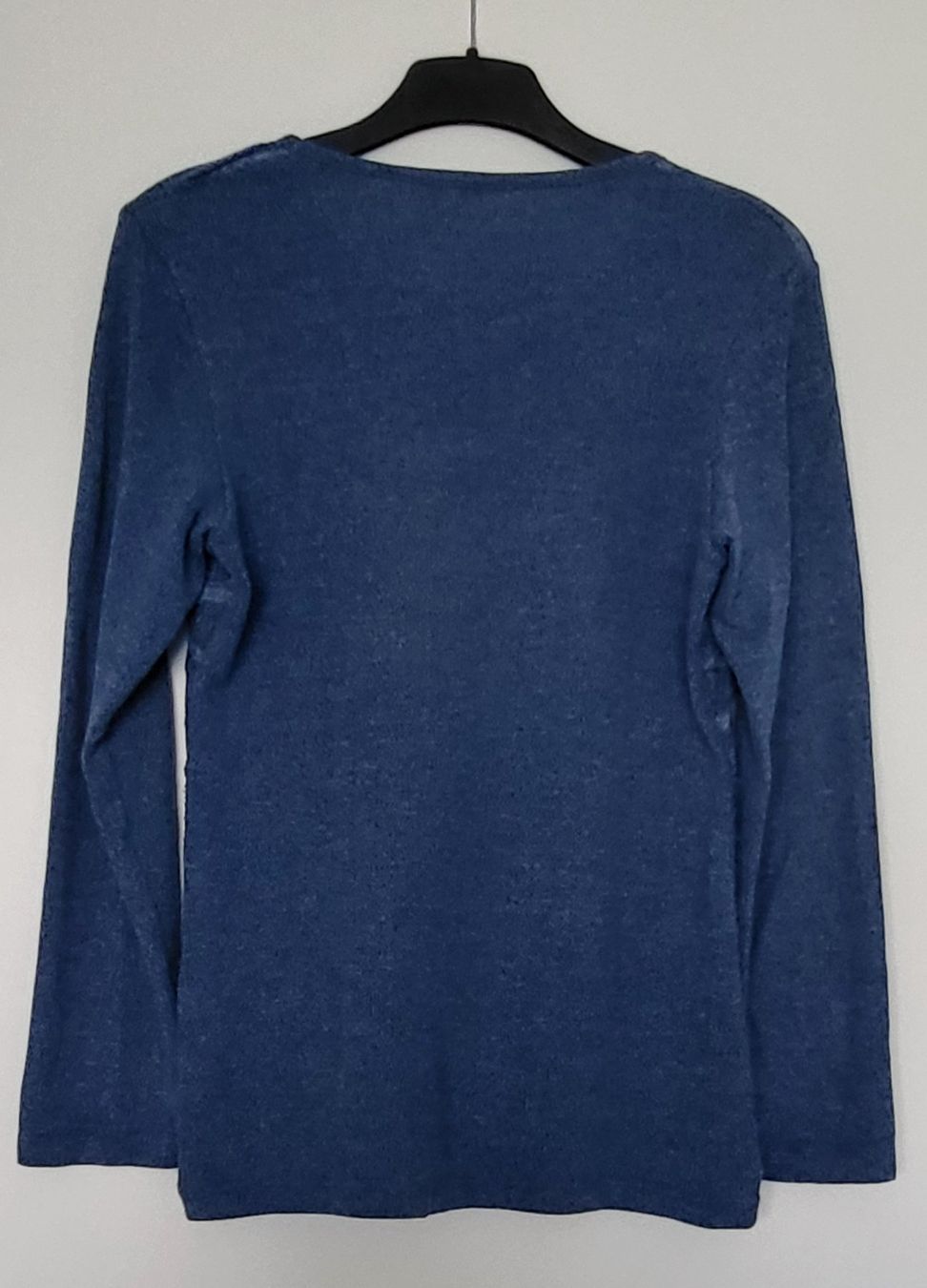 Pulls & Sweat-shirts: Blauer Pullover mit Wellenmuster, Gr. M – D'occasion à Adlikon b.Regensdf par YvZi 1