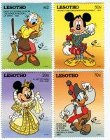 Briefmarken "Walt Disney. Micky Maus". Lesotho.