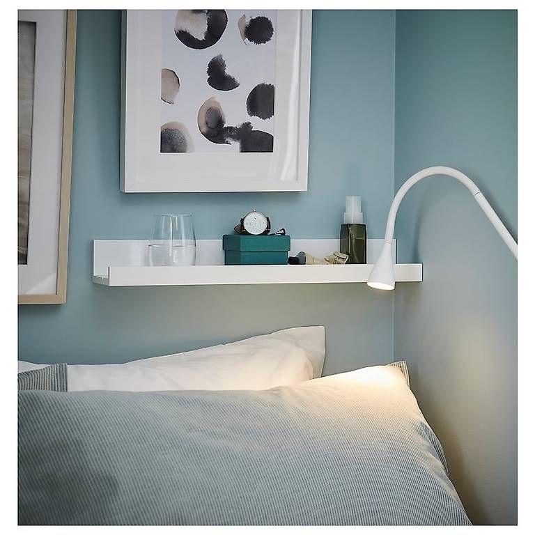 Étagères: Paire de tablettes IKEA MOSSLANDA  blanc, 55 cm – Neuf avec emballage d'origine à Lausanne par tun_5db6 3