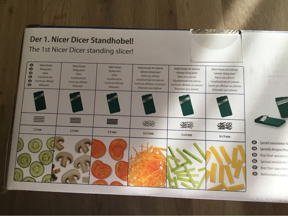 Elettrodomestici da cucina: Nicer dicer Mando - 12 teilig - neu – Nuovo e nell'imballaggio originale da Triesen venduto da Trisuna 4