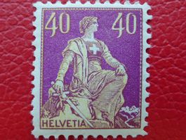 1908, Helvetia mit Schwert: Nr.112 postfrisch ** Kat: 75.-+