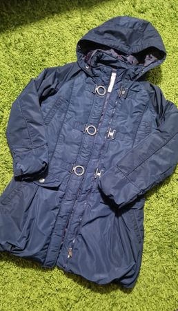 Winterjacke, Grösse S-12J dunkelblau, Kapuze, Top Zustand!