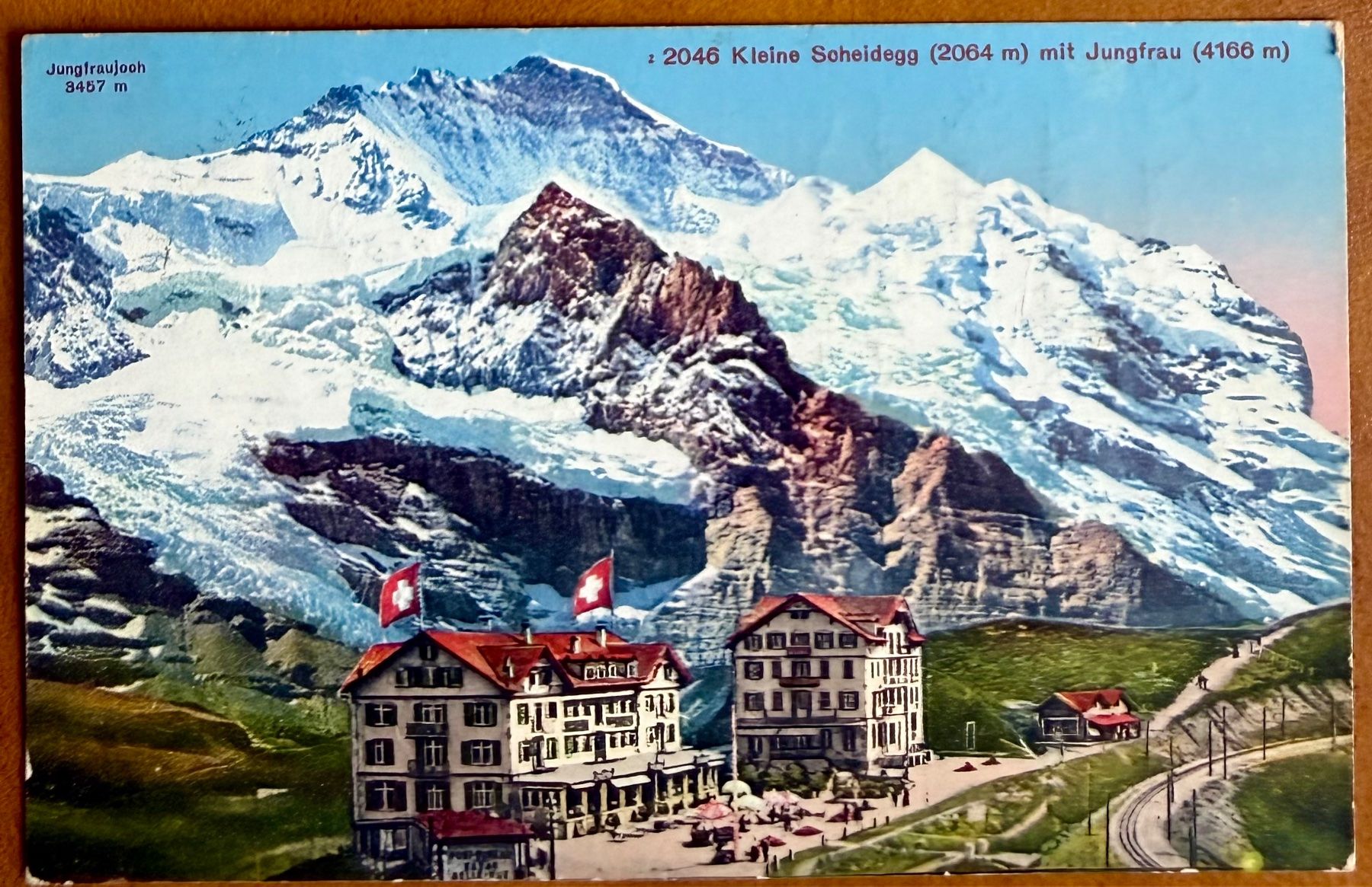 Ansichtskarten: Kleine Scheidegg - Hôtel 1925 – Gebraucht aus Lutry von Ediego