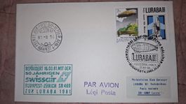 Swissair Budapest - Zürich 16.03.1981