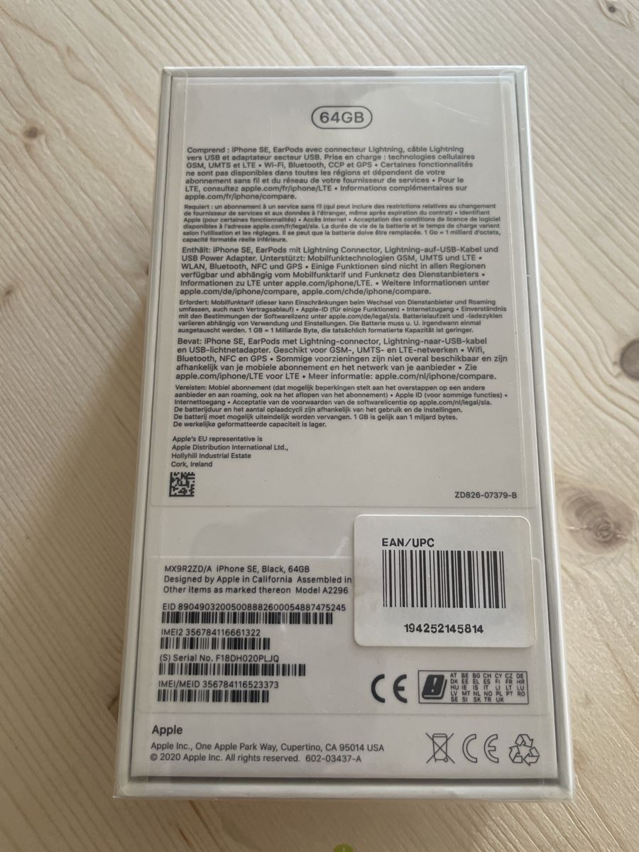 Apple Telefoni cellulari / Smartphones: iPhone SE  NEU – Nuovo e nell'imballaggio originale da Dietikon venduto da peles82 1