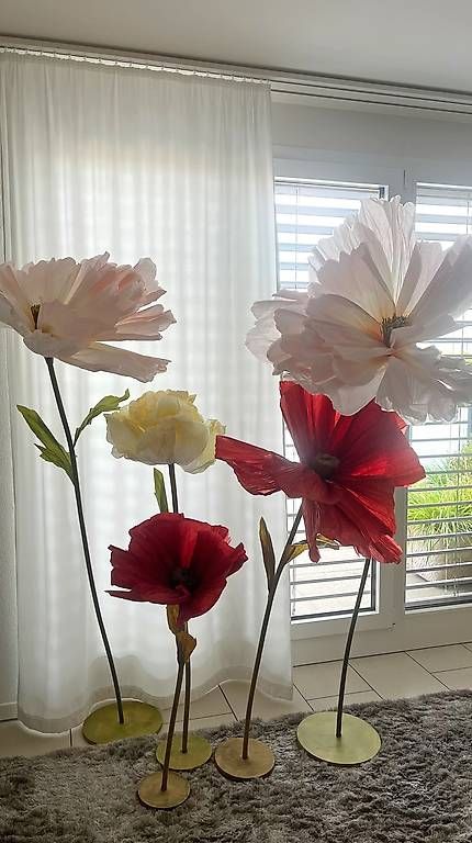 Toutes les décorations: Papierblumen – D'occasion à Bülach par hel_cn52