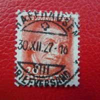 1927, J43 mit idealem Vollstempel: SCHAFFHAUSEN 30.DEZ.27