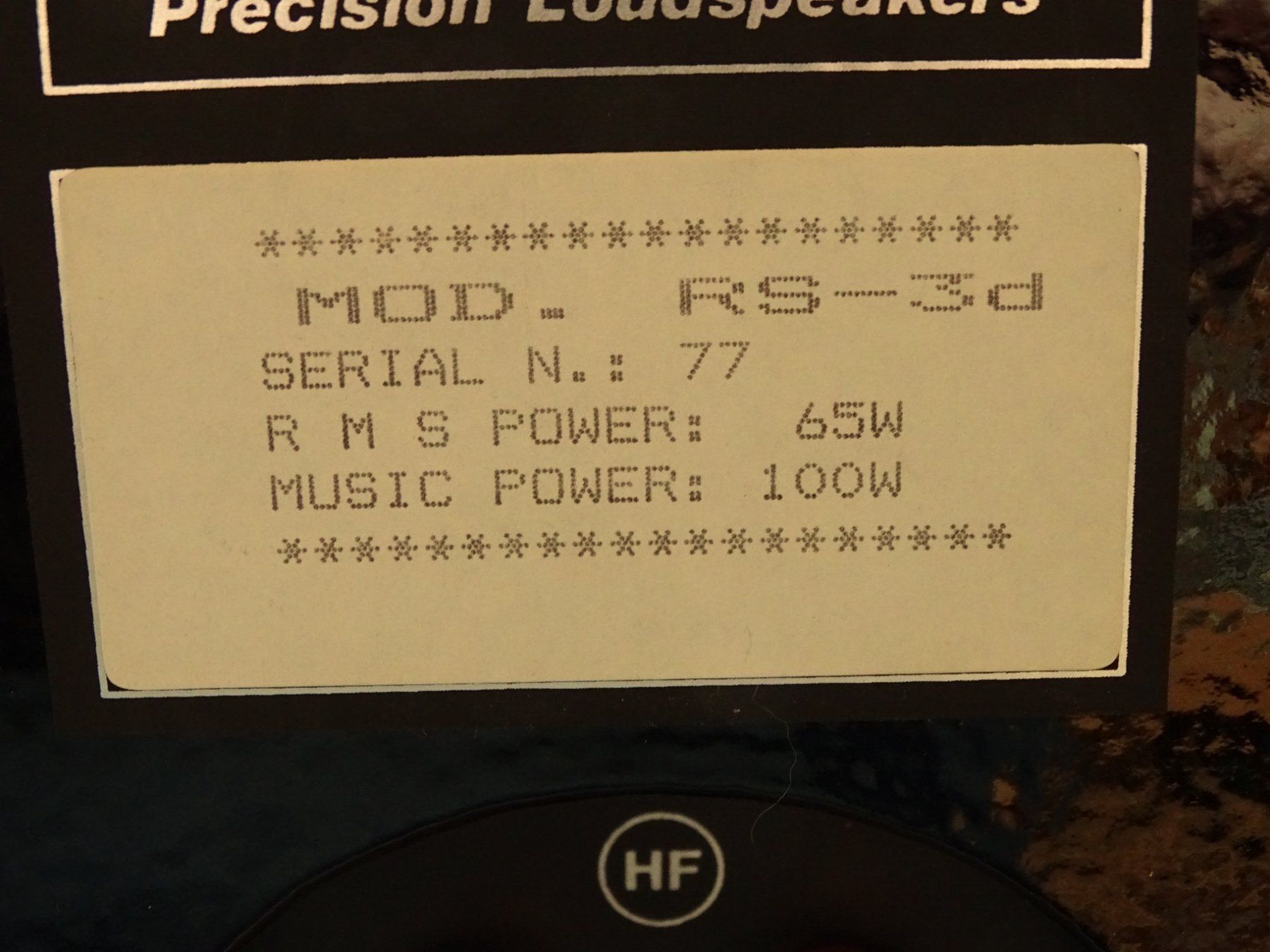 Casse acustiche: Acoustical RS-3d Regalboxen Highend – Usato da Hirzel venduto da Musicman03 6