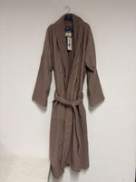 M&S Waffle Textured Dressing Gown Brown Size M New With Tags