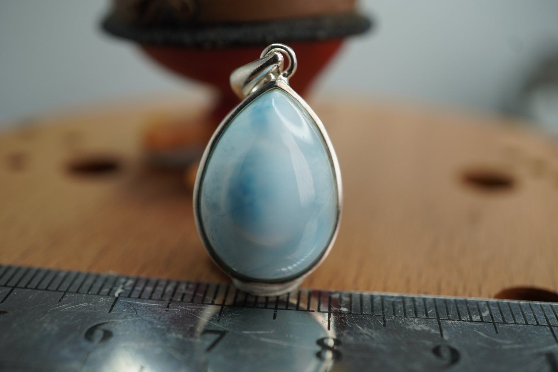 Minerali & Pietre curative: Larimar  925 Silber  22/16mm   Anhänger  "TOPSTONE" – Nuovo e nell'imballaggio originale da Eschenbach SG venduto da topstone 4