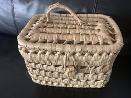 ♥ NEU -  Korb / Nähkorb, handgemacht aus Afrika / Hand Made