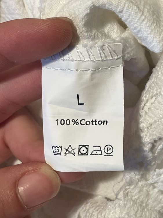 Chemisier Tunique Sonoma – Crème, 100% Coton, Dentelle – Taille M – Neuf Avec étiquettes – Look Décontracté Chic